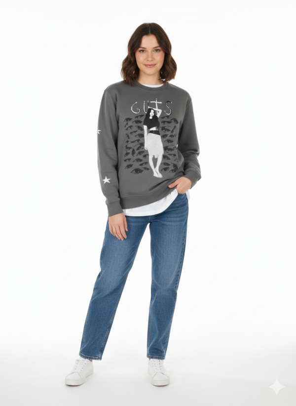 1765569868286 Sudadera Olivia Rodrigo "GUTS" – Edición Gris Carbón