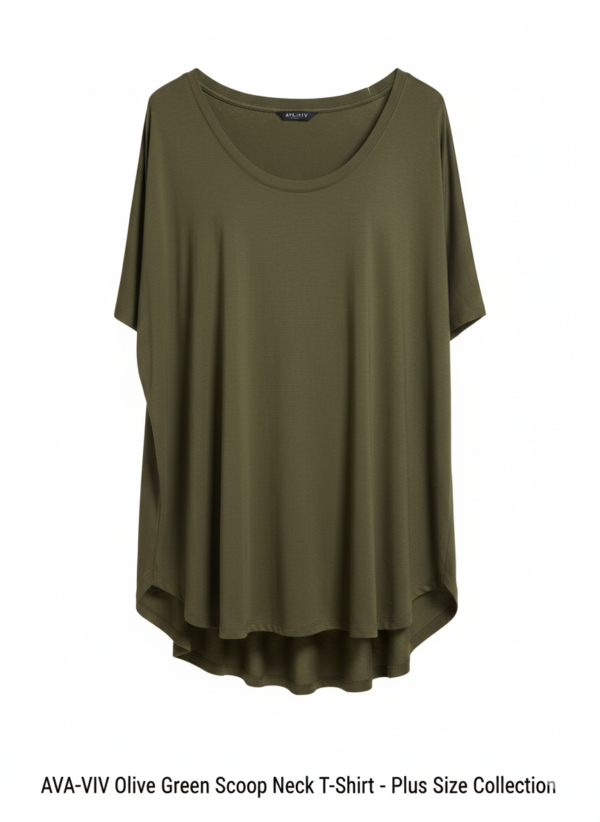 Blusa AVA-VIV Verde Olivo – Talla XL