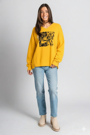 Sudadera Sportswear – Amarillo Mostaza
