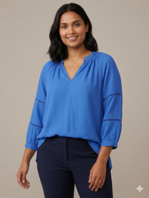 Blusa Loft Azul – Talla L