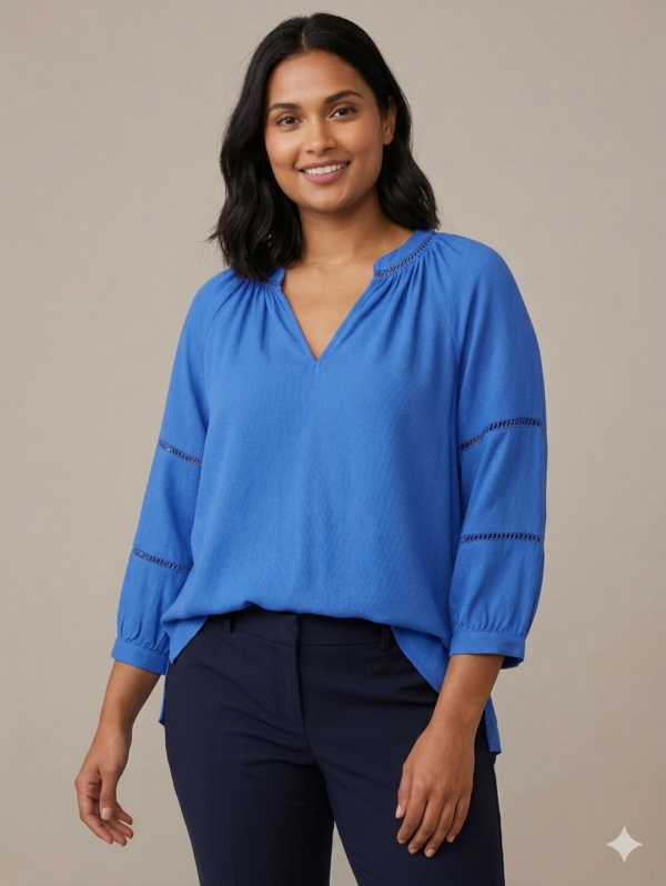 Blusa Loft Azul – Talla L